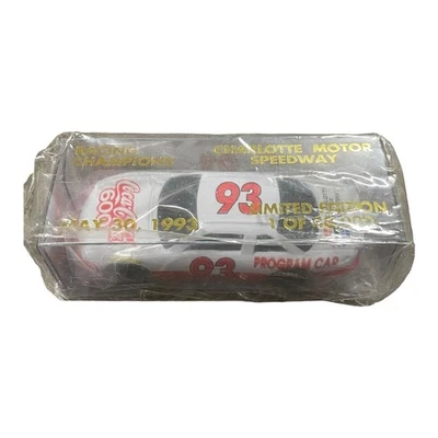 Coca-Cola 600 Program Car 1993 Racing Champions Premier Charlotte 1/64 - Imagem 1 de 4
