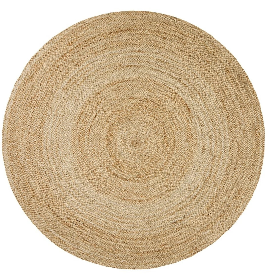 Handloom Reversible Round Carpet for Bedroom Living Room Dining Room Handwoven - Image 1 of 1