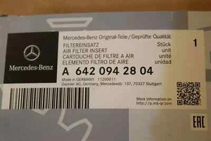 OEM GENUINE MERCEDES BENZ ENGINE AIR FILTER DIESEL A6420942804, A 642 094 28 04 - Picture 1 of 2