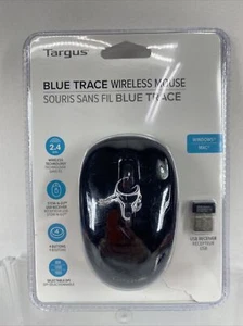 Targus Wireless Blue Trace Mouse AMW50US Black Computer Portable Windows MAC - Picture 1 of 2
