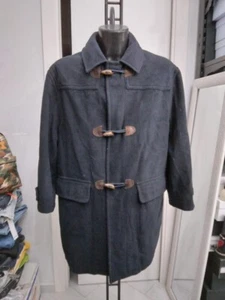 EXPLORER montgomery in misto lana usato uomo man Tg 48 nero XYC525L - Picture 1 of 5