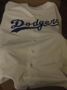 Los Angeles Dodgers weißes Baseballtrikot XL von Majestic authentischer MLB-Baseball - Bild 1 von 11