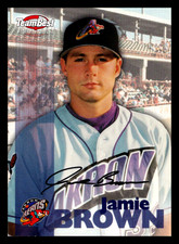 1999 Team Best Autographs Jamie Brown Auto #NNO Akron Aeros