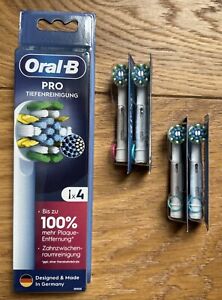 ORAL-B PRO Plug-in Brushes 4x Deep Cleaning, 4x CrossAction