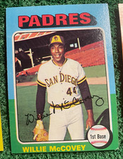 1975 Topps 450 Willie McCovey San Diego Padres