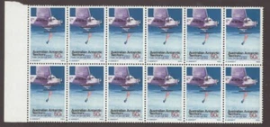 1973 Australia ANTARCTIC AAT 50c Byrds Tri Motor Block of 12 MUH Stamps - Picture 1 of 1
