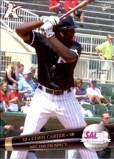 2007 South Atlantic League Prospects Multi-Ad #8 Chris Carter Las Vegas Nevada 