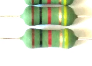 2 pcs 1k ohm (1000 ohm) 1W wire wound Power Resistors. W/ flameproof coating - Picture 1 of 1