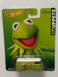 Hot Wheels Metal The Muppets Kermit The Frog Volkswagen T1 Panel Bus - Picture 1 of 8