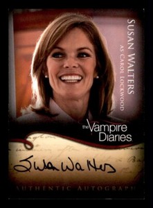 2011 The Vampire Diaries: Season 1 Susan Walters Authentic Autograph Card A17