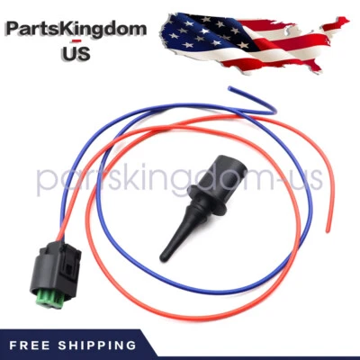 Sensor de temperatura del aire ambiente exterior + enchufe para Mercedes Benz C43 AMG C300 E350 Foto 1 de 4