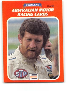 1986 Scanlens ALLAN GRICE Australian Motor Racing Card #12 (A) - Picture 1 of 2