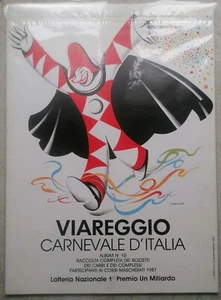 CARNEVALE VIAREGGIO BOZZETTI  CARRI 1987 - Picture 1 of 1