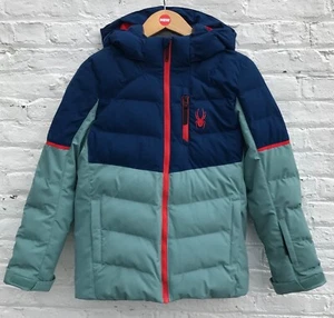Spyder Boys Impulse Insulated Abyss BLUE Ski Jacket $189, Size: 20 - Picture 1 of 8