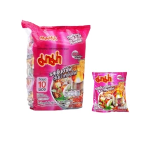 Fideos instantáneos sabor Mama Tom Yum Hotpot Yen Ta Fo 10 sobres Tailandia - Imagen 1 de 6