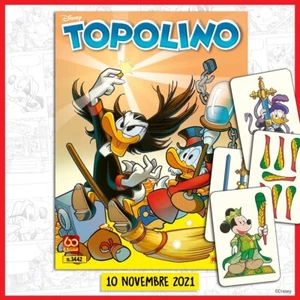 TOPOLINO 3442 CON MAZZO CARTE NAPOLETANE DENARI E COPPE PANINI DISNEY - Bild 1 von 1