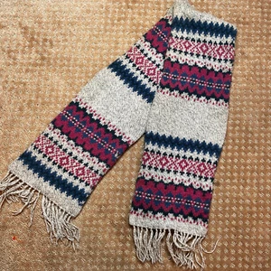 Eddie Bauer Fair Isle Wollmischung Schal Nordic Winter Hütte kuschelig Boho warm Skifahren - Bild 1 von 4