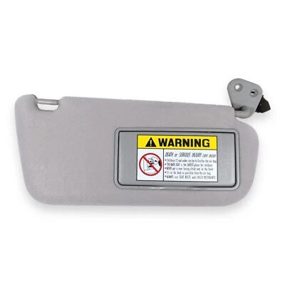 2001-2004 Hyundai Santa Fe Passenger Right Side Sun Visor Lighted Gray - Image 1 of 4