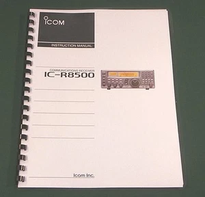 Instrukcja obsługi Icom IC-R8500 - zapasy kart premium i pokrowce ochronne! - Zdjęcie 1 z 1