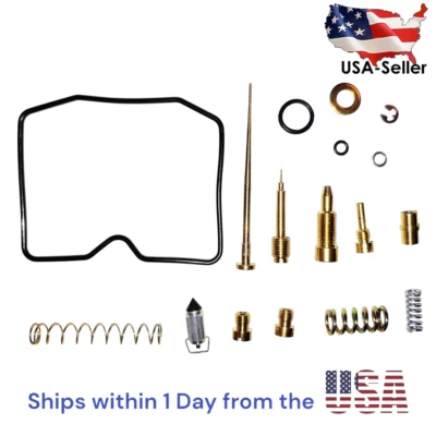 Kit de reconstrucción de carburador para Suzuki Eiger 400 4x4 para 2002-2007 LT-A400F y LT-F400F Foto 1 de 4