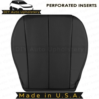 1999 to 2003 For Toyota Camry Solara Driver Bottom Leather Seat Cover Black - Image 1 of 4