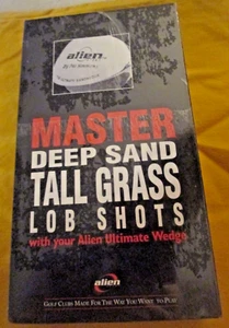 New Sealed VHS Master Deep Sand Tall Grass Lob Shots Alien Ultimate Wedge Golf - Picture 1 of 2