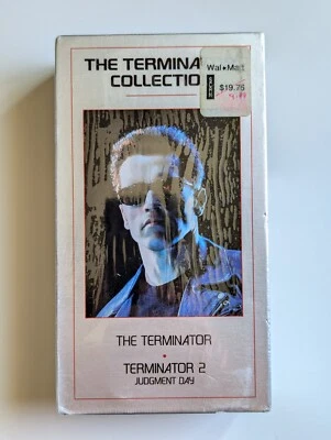 The Terminator Collection (VHS, 1995, 2-Tape Set) Live Entertainment Sealed  - Image 1 of 4