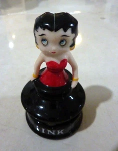 NEU Vintage 1999 Betty Boop Porzellan SCHMUCKVERSCHLUSS SCHATULLE "TINTE" - Bild 1 von 3