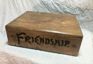 Antique Wooden IOOF Fraternal Wooden Ceremonial Wooden Platform Friendship - Picture 1 of 5