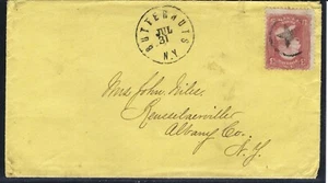 B&D: U.S. Scott 94 en cubierta con Butternuts, huelga de Nueva York - Imagen 1 de 2