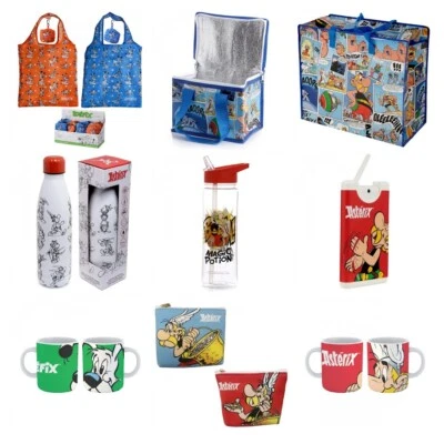 Asterix Obelix Idefix Tasse Tasche Lunchbox Flasche Geldbeutel Desinfektion