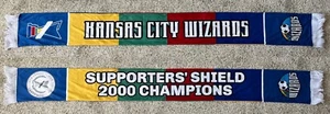 Kansas City Wizards (Sporting KC) 2000 Supporters Shield Champions Soccer Scarf - Picture 1 of 1