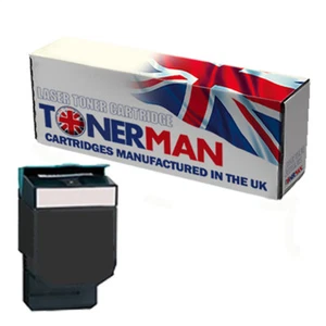 Toner for Lexmark C540 C543 C544 C546 X543 X544 X546 0C540H1KG Black UK Reman. - Picture 1 of 7