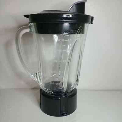 Licuadora de vidrio Hamilton Beach Wave Action tarro y tapa 40 oz. Repuesto 5 tazas Foto 1 de 4