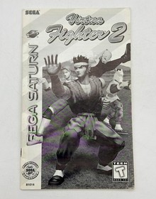 MANUAL ONLY Sega Saturn Virtua Fighter 2 GUC 81014 SHIPS FAST FREE NO TRACKING