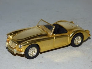 Lledo Vanguards MG A 1600 Mk 1 gold plated, black seats  1:43 scale - Picture 1 of 2