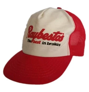 Raybestos Trucker Sombrero Malla Snap Back Rojo Blanco "Lo mejor en frenos" Hecho en EE. UU. De Colección - Imagen 1 de 5