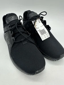 New Boys Adidas X PLR Running Sneakers Shoes Triple Black 5.5 NWT - Picture 1 of 6