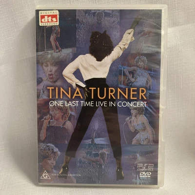 Tina Turner-One Last Time Live In Concert DVD Region All VGC Free Postage. - image 1 of 4