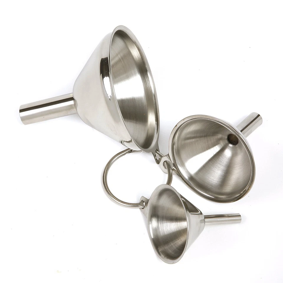 Norpro Stainless Steel Funnels Set of 3