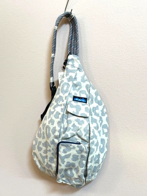 KAVU Rope Crossbody Bag ~ Blue Panthera - Image 1 of 4
