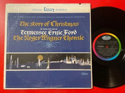 Tennessee Ernie Ford / Roger Wagner / The Story Of Christmas LP Capitol Shrink - Image 1 of 4
