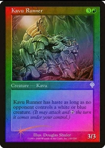 Magic the Gathering SKITTISH KAVU #168/350 Invasion Red Foil Uncommon NM 2000  - Picture 1 of 2