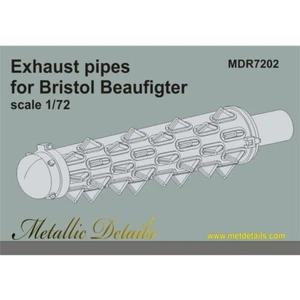 Bristol Beaufighter. Exhaust pipes Metallic Details MDR7202 Scale model kit 1:72 - Picture 1 of 24