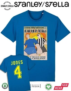 Herren Fußball T-Shirt Vinnie Jones Gazza Showdown Comic Name/No Wimbledon 80er - Bild 1 von 9
