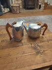 Piquot Ware Vintage 1950s Tea Pot and Hot Water Jug in good condition
