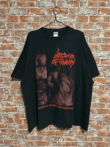 Camiseta Lost Days of Humanity Años 2000 Vintage Banda Goregrind Talla 2XL - Imagen 1 de 12