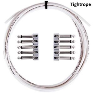 LAVA Cable WHITE Tightrope Solder-Free Pedal Board Kit 10' Cable Stripping Tool