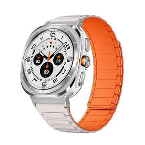 Cinturino magnetico in silicone No Gap per Galaxy Watch Ultra 47 mm - Foto 1 di 25