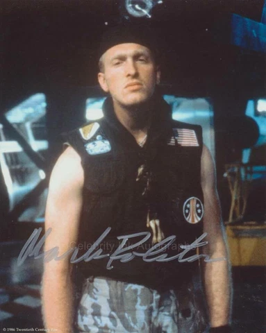MARK ROLSTON as Private Drake - Aliens GENUINE SIGNED AUTOGRAPH Cover